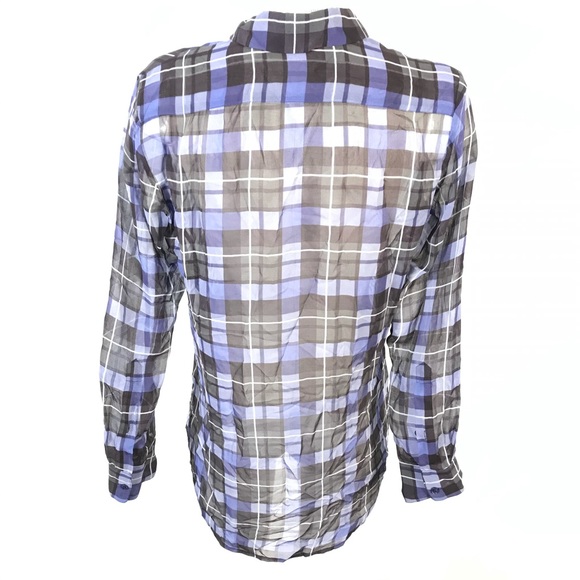 babaton darien shirt plaid silk - Picture 3 of 9